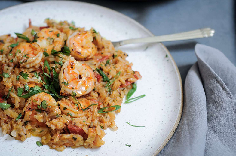 Arroz de camarão