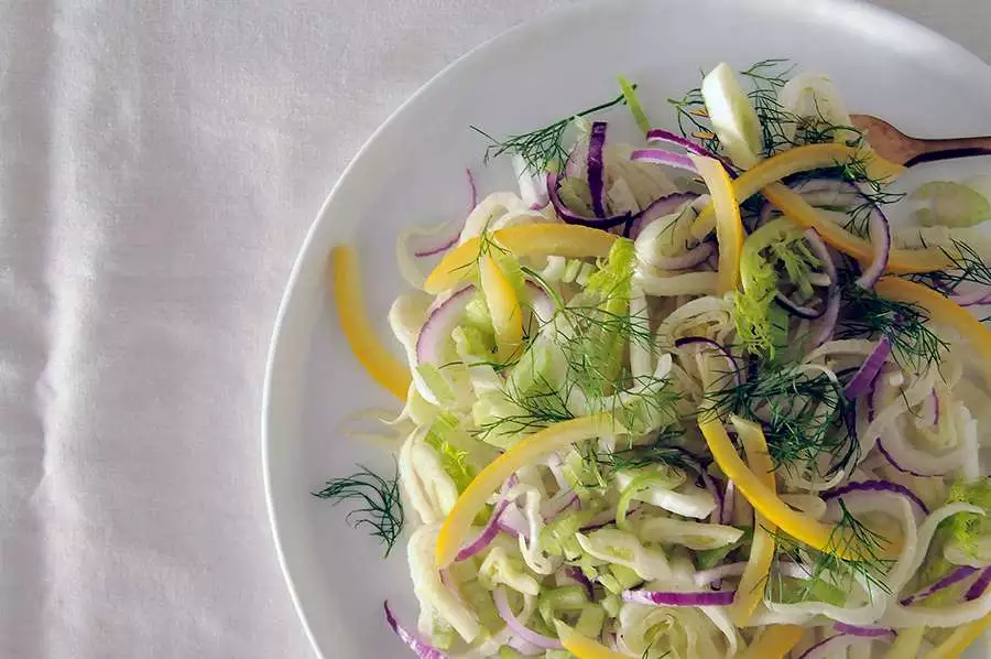 salada de erva-doce funcho